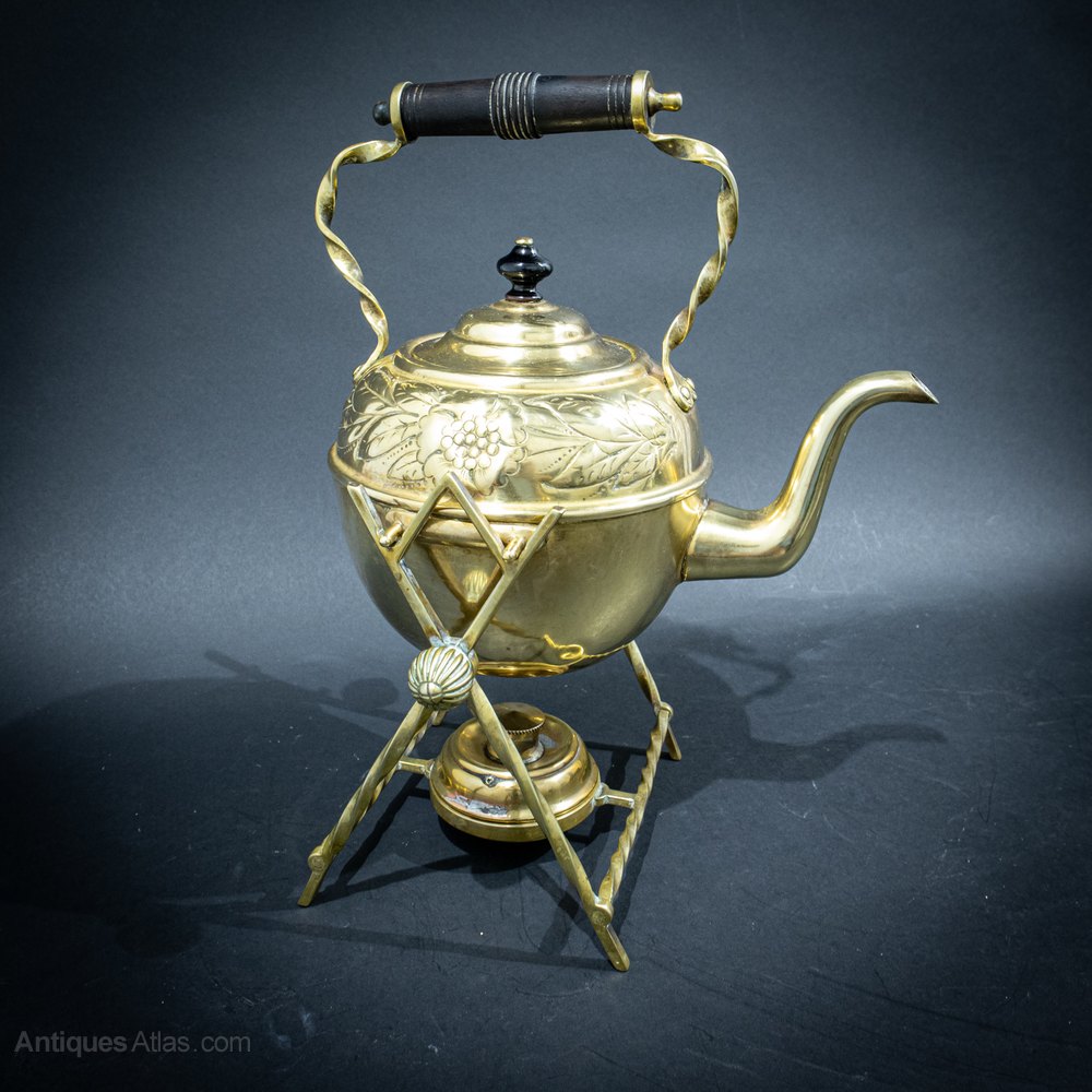 Antiques Atlas Arts And Crafts Brass Spirit Kettle