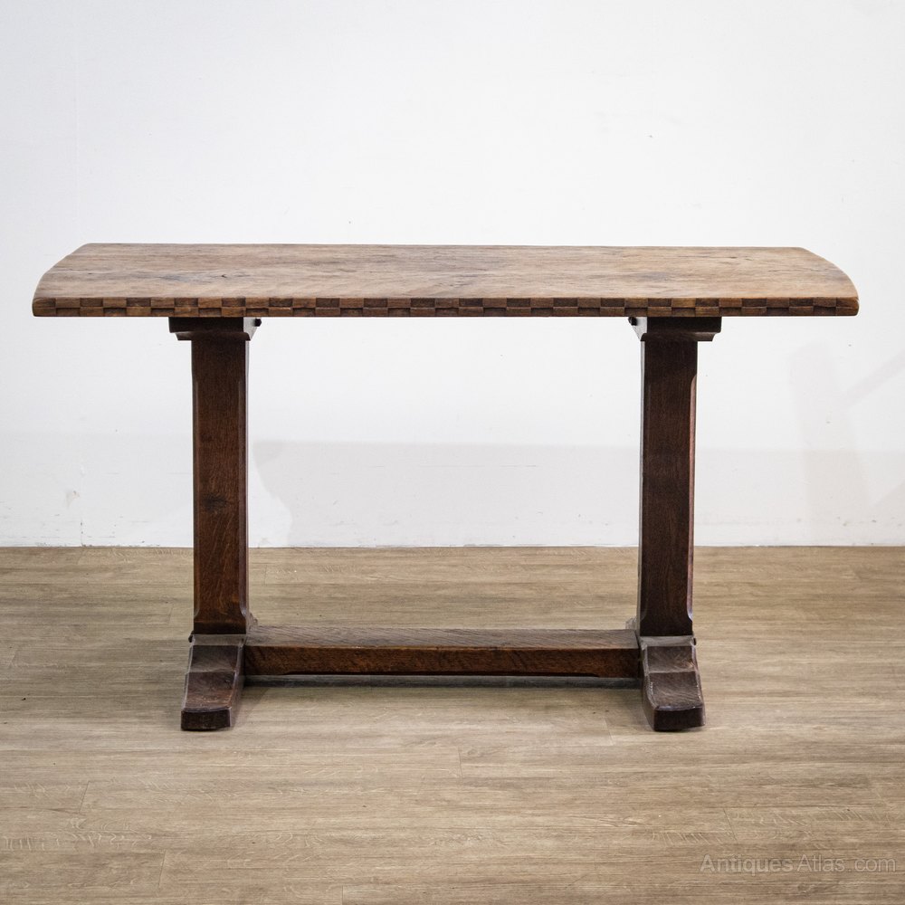 Arts And Crafts Limed Oak Refectory Table Antiques Atlas