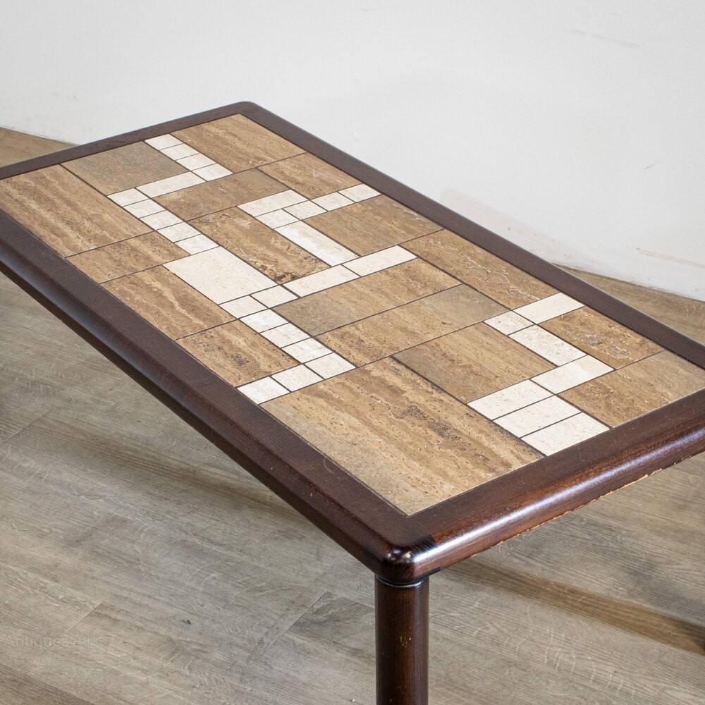 Antiques Atlas - Danish Tiled Coffee Table