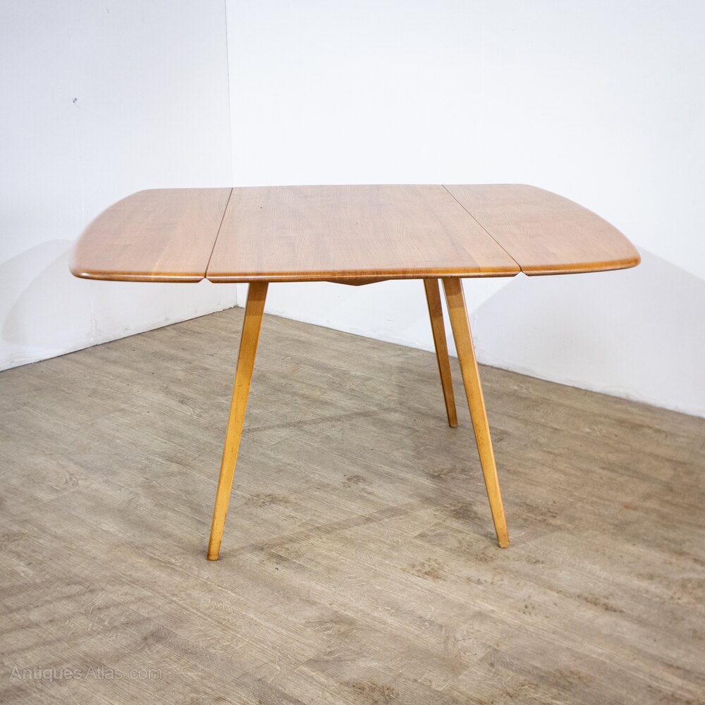 Antiques Atlas - Ercol Drop Leaf Dining Table Model 492 & 4 Chairs ...