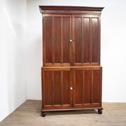 Grand Georgian Mahogany Housekeeper’s Cupboard