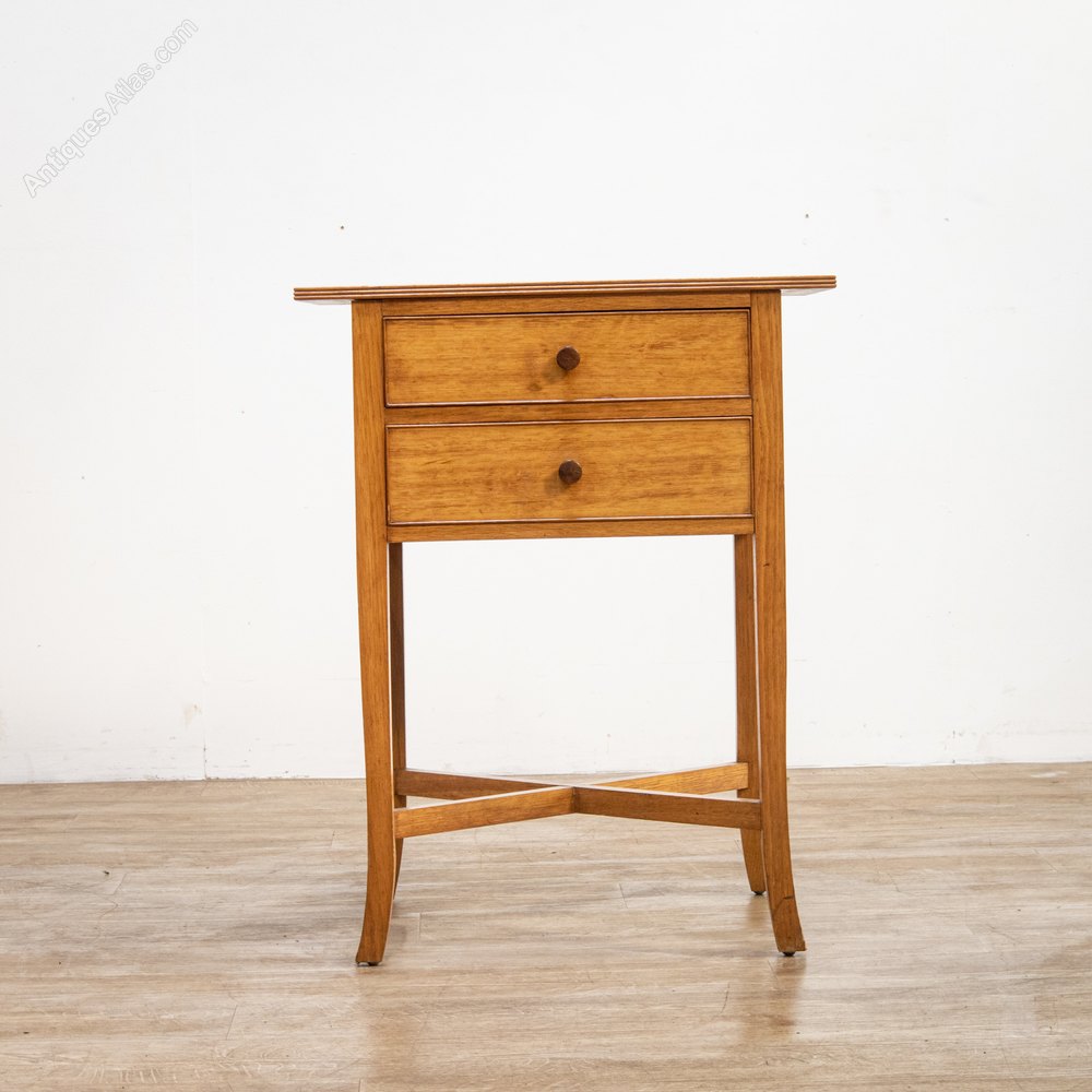 Heals Style Oak 2 Drawer Chest Antiques Atlas