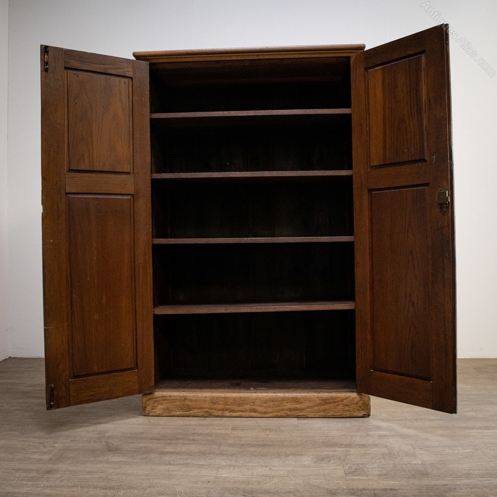 Oak Two Door Storage Cupboard Antiques Atlas