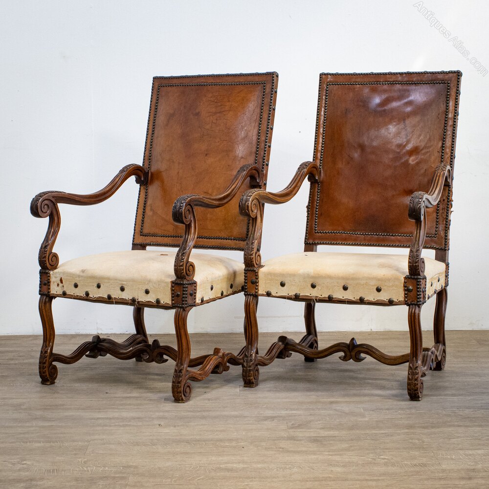 Pair Of Late 19th Century French Armchairs - Antiques Atlas
