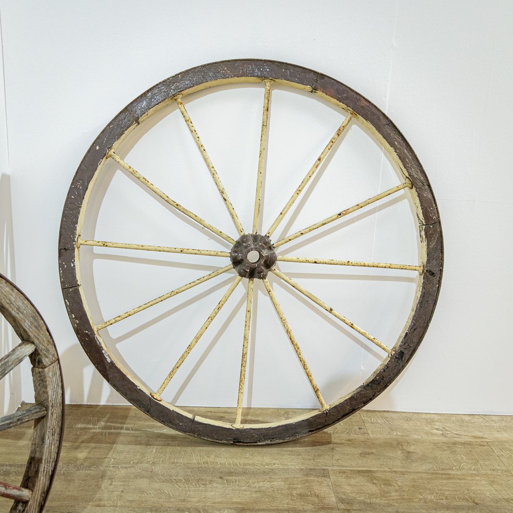 Antiques Atlas Pair Of Wooden Cart Wheels