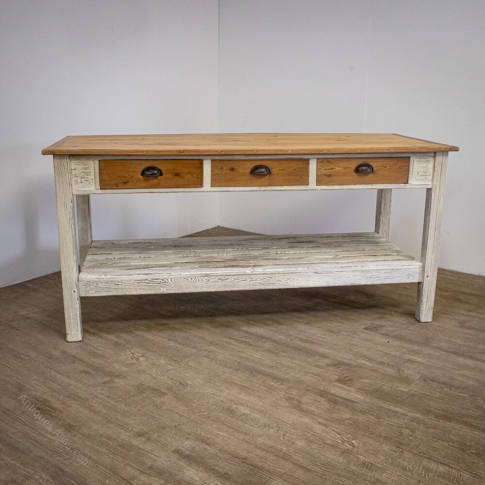 Pine Farmhouse Prep Table Antiques Atlas