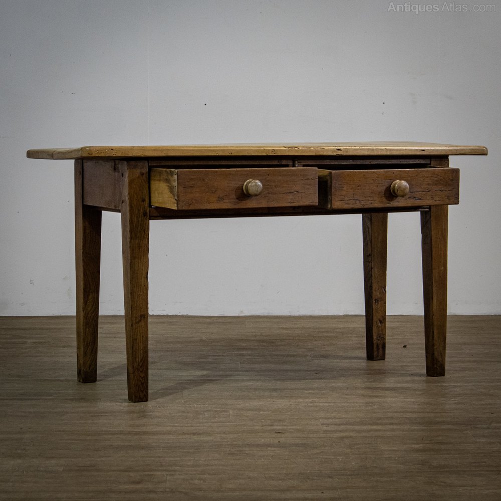 Rustic English Country Kitchen Table Antiques Atlas