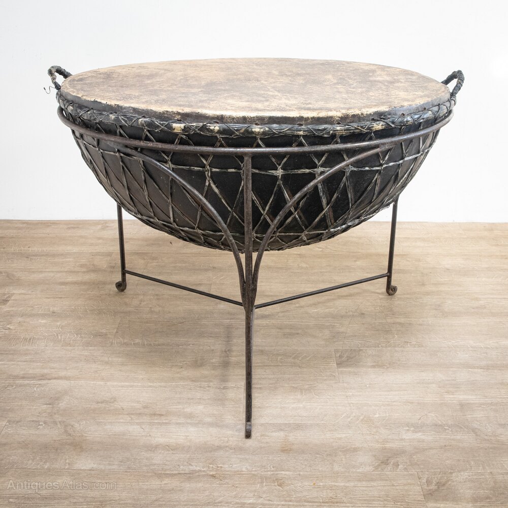 Antiques Atlas Unusual Large Kettle Drum