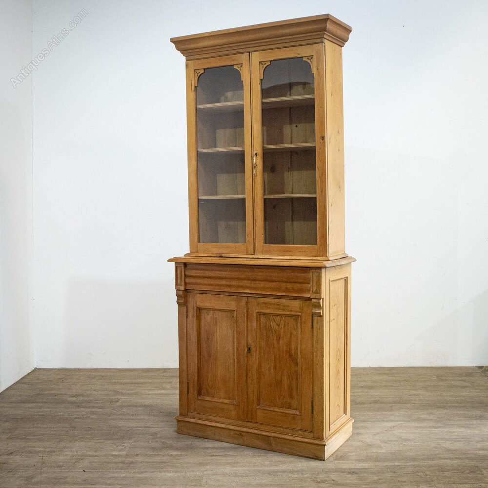 Victorian Glazed Bookcase / Dresser Antiques Atlas