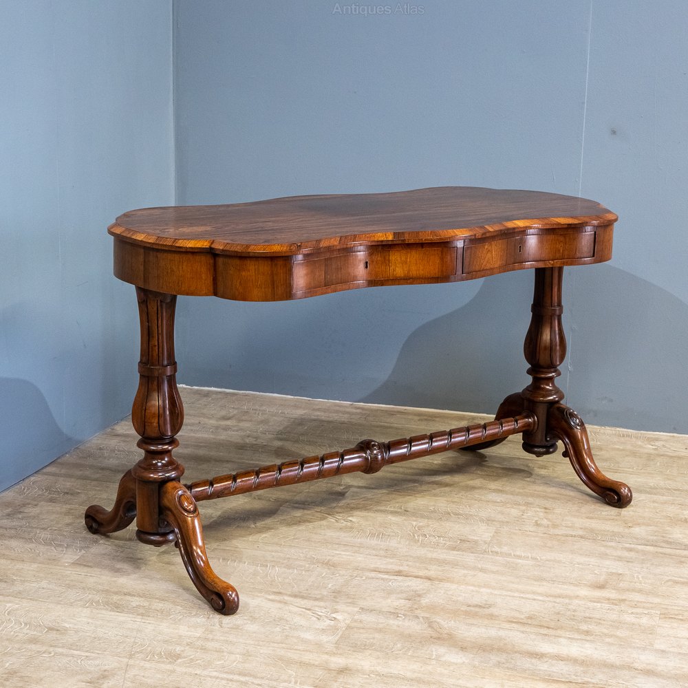 Victorian Stretcher Table Antiques Atlas