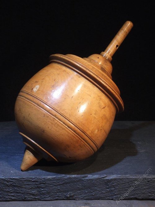 Antiques Atlas Boxwood Spinning Top