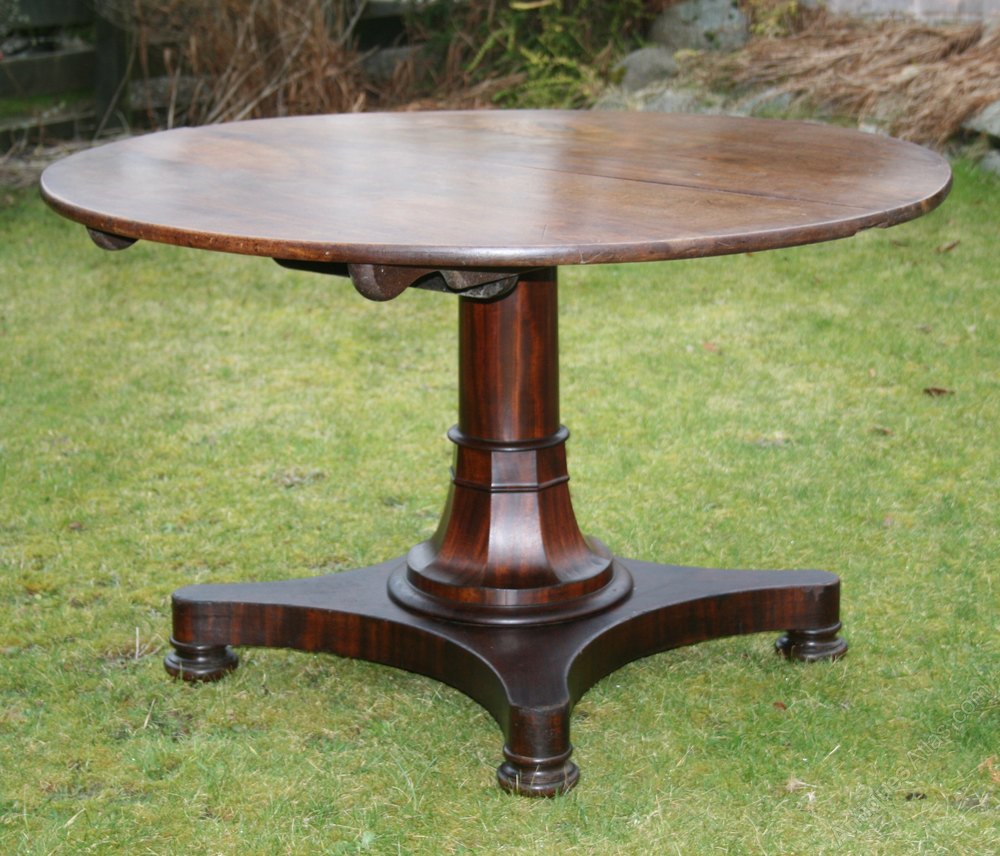 Late Regency Mahogany Tilt Top Breakfast Table Antiques Atlas