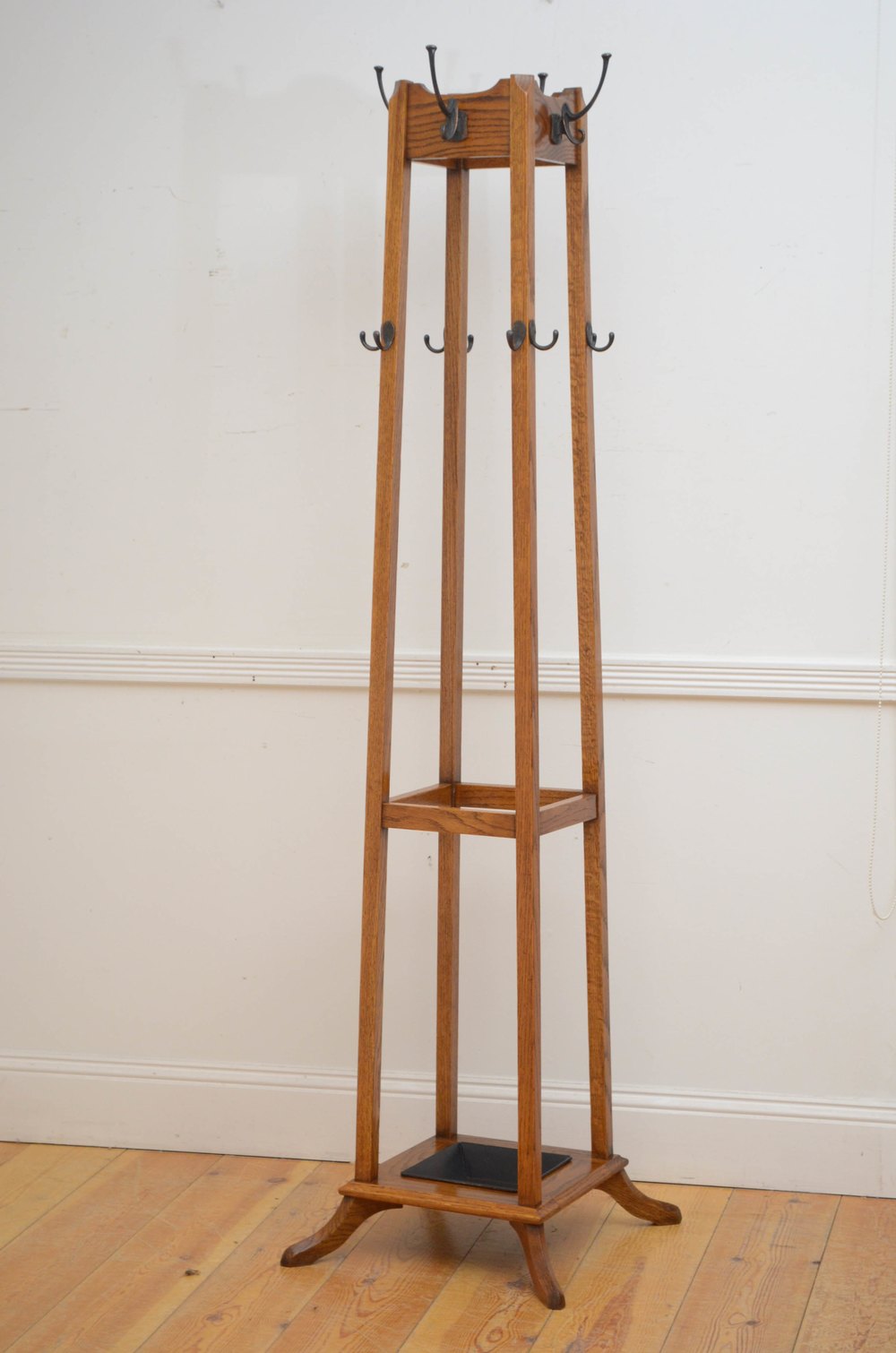 Arts And Crafts Oak Coat Stand Antiques Atlas