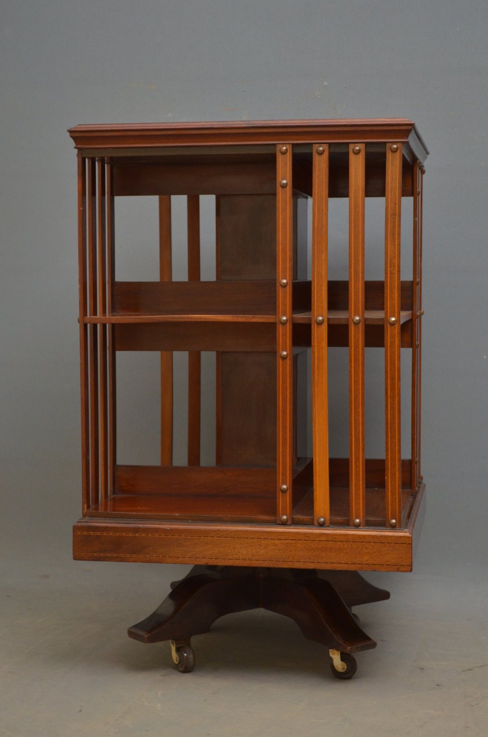 Edwardian Mahogany Revolving Bookcase Antiques Atlas