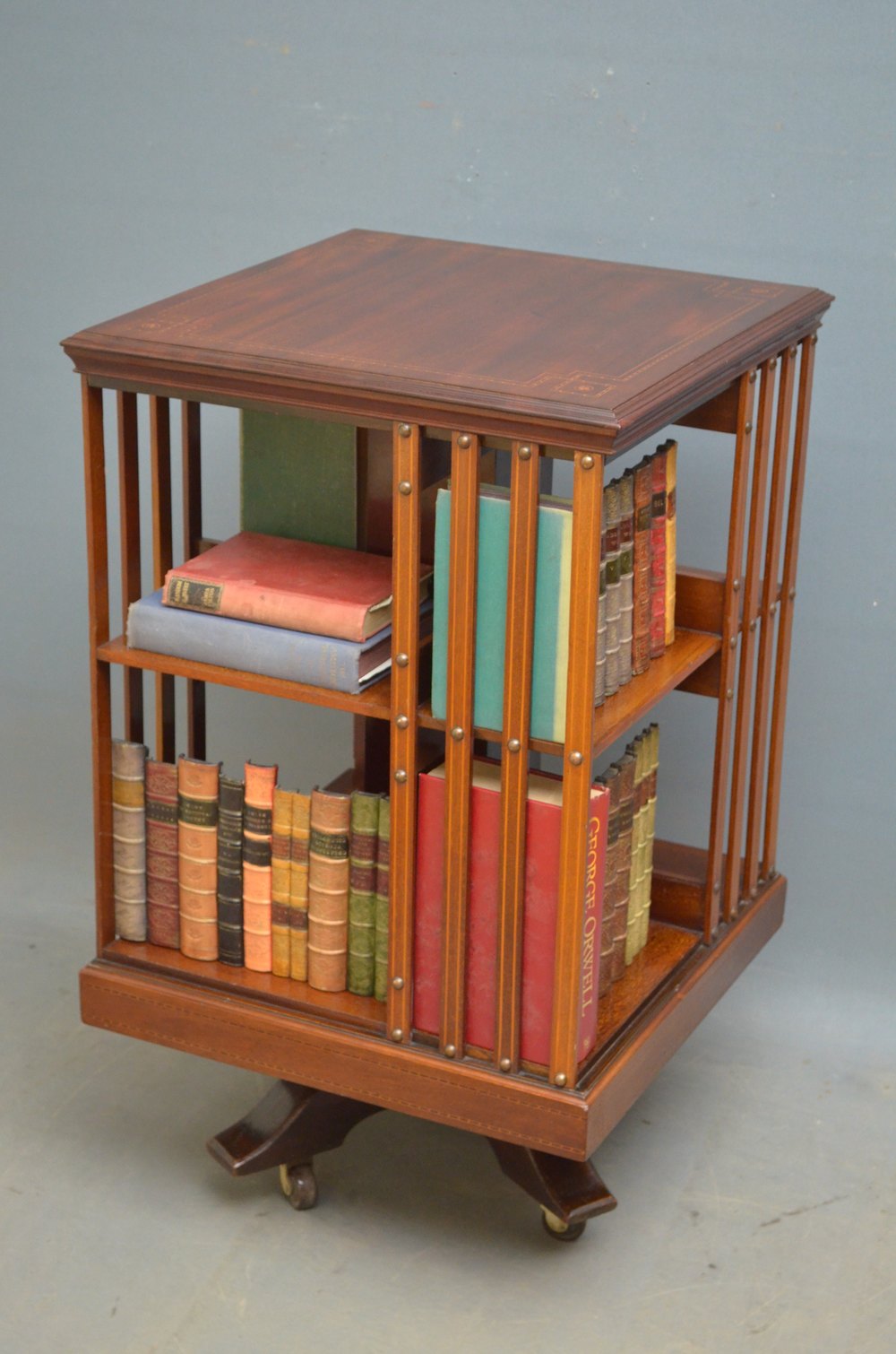 Edwardian Mahogany Revolving Bookcase Antiques Atlas