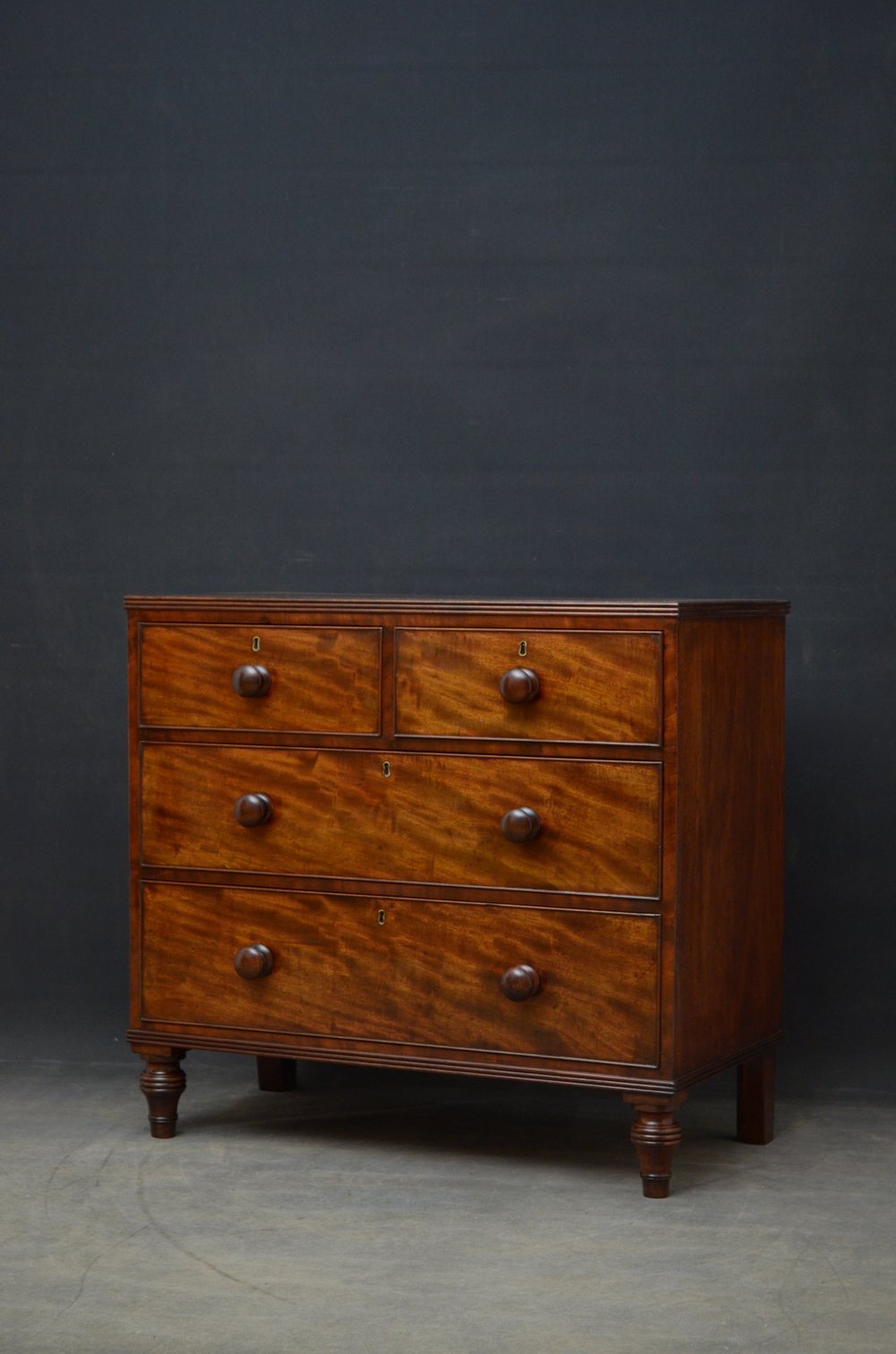 Elegant George Iv Mahogany Chest Of Drawers Antiques Atlas