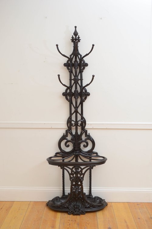 Exceptional Victorian Cast Iron Hall Stand Antiques Atlas