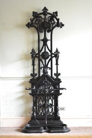  Nouveau Cast Iron Hall Stand In The Manner Of Christopher D