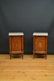Pair Of Turn Of The Century Bedside Cabinets