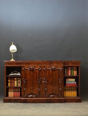 Stylish Victorian Rosewood Bookcase / Sideboard 