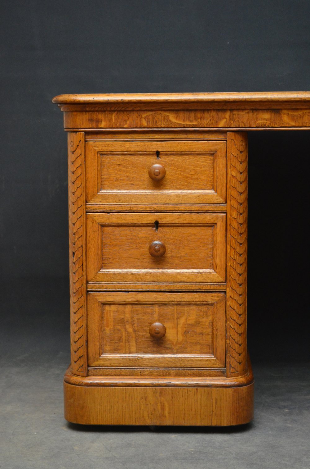 Unusual Victorian Oak Desk Antiques Atlas