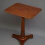 William IV Solid Mahogany Lamp Table 