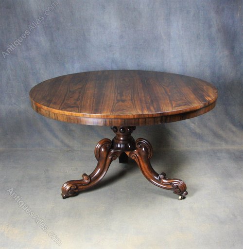 Early Victorian Rosewood Breakfast or Dining Table
