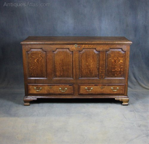 George II Oak Mule Chest