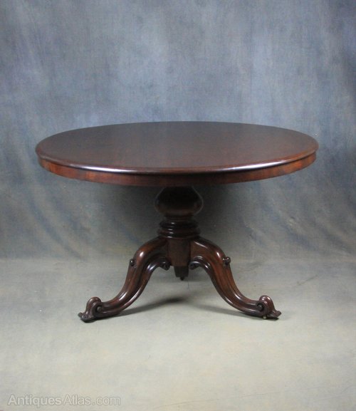 Victorian Mahogany Dining / Breakfast Table