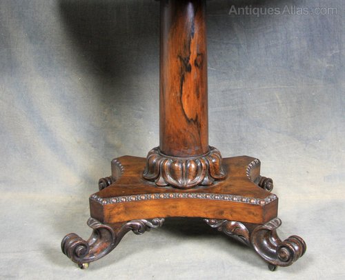 William IV Rosewood Tea Table