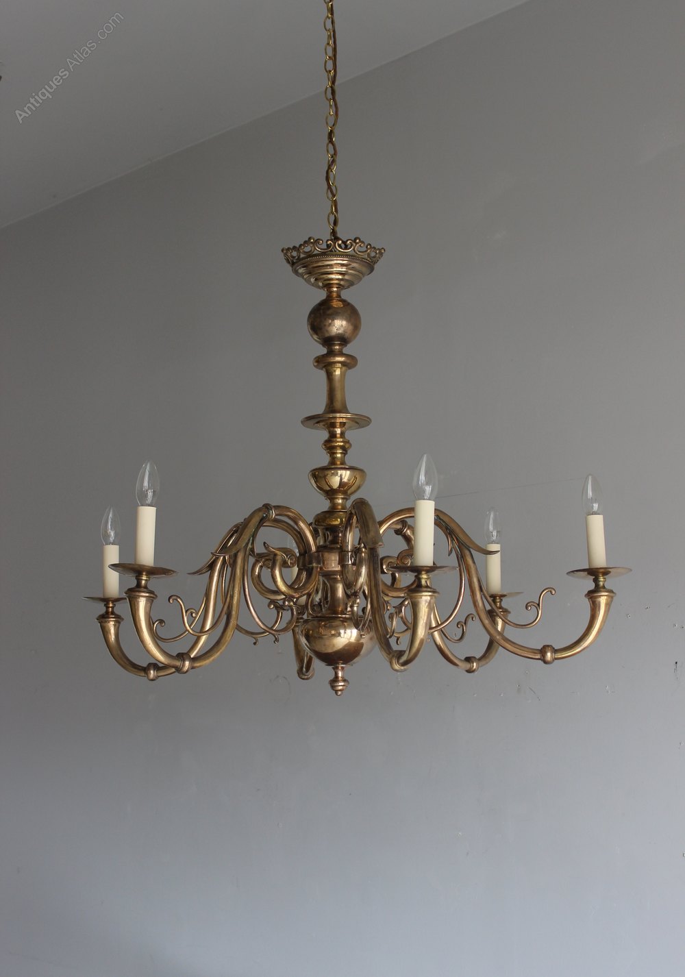 Antiques Atlas English Antique Brass Chandelier