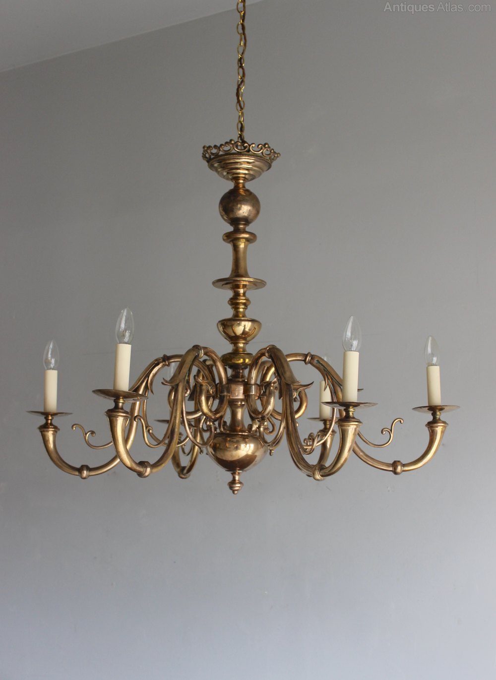 Antiques Atlas English Antique Brass Chandelier