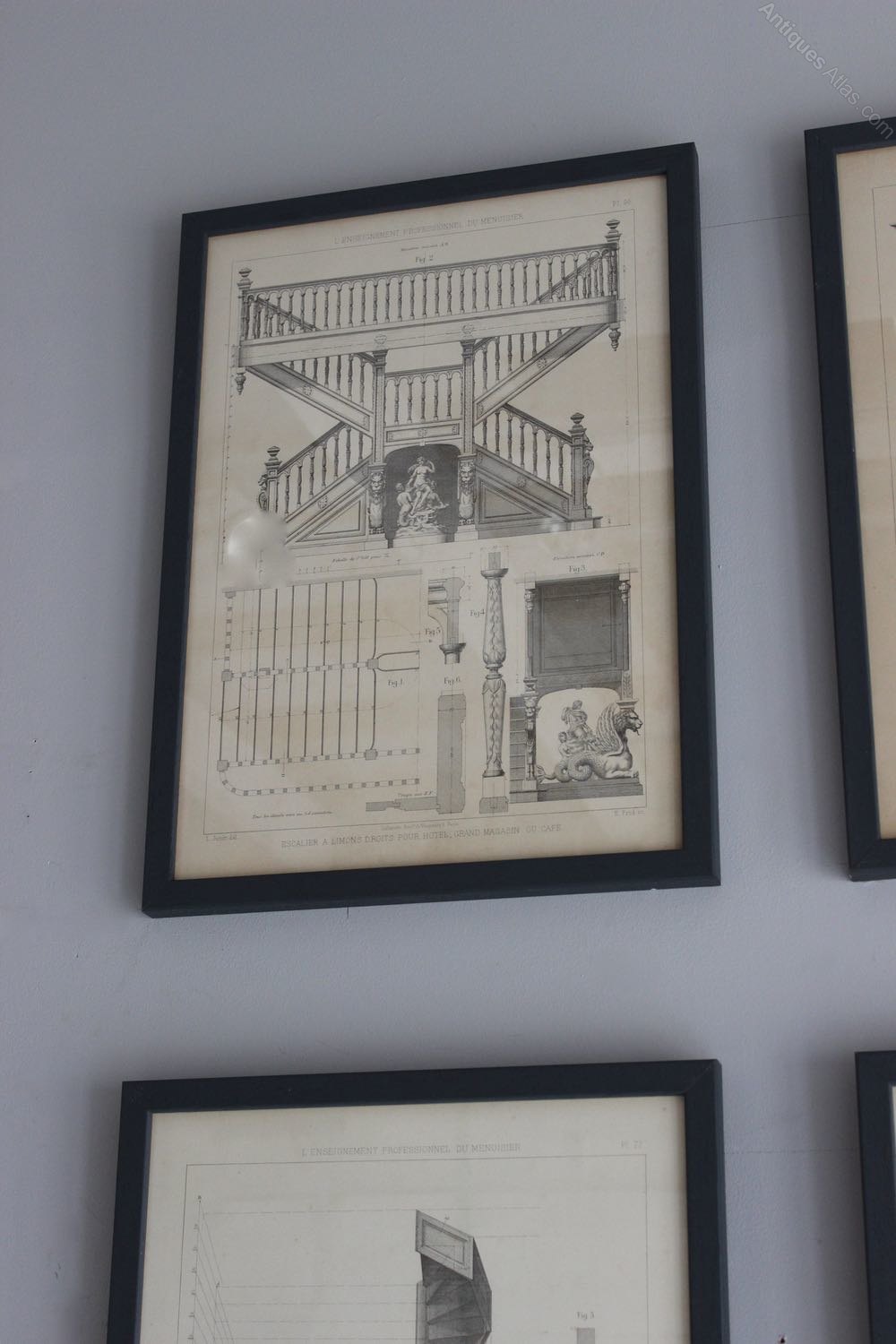 Antiques Atlas Set Of 12 Framed Lithographs Dated 1892