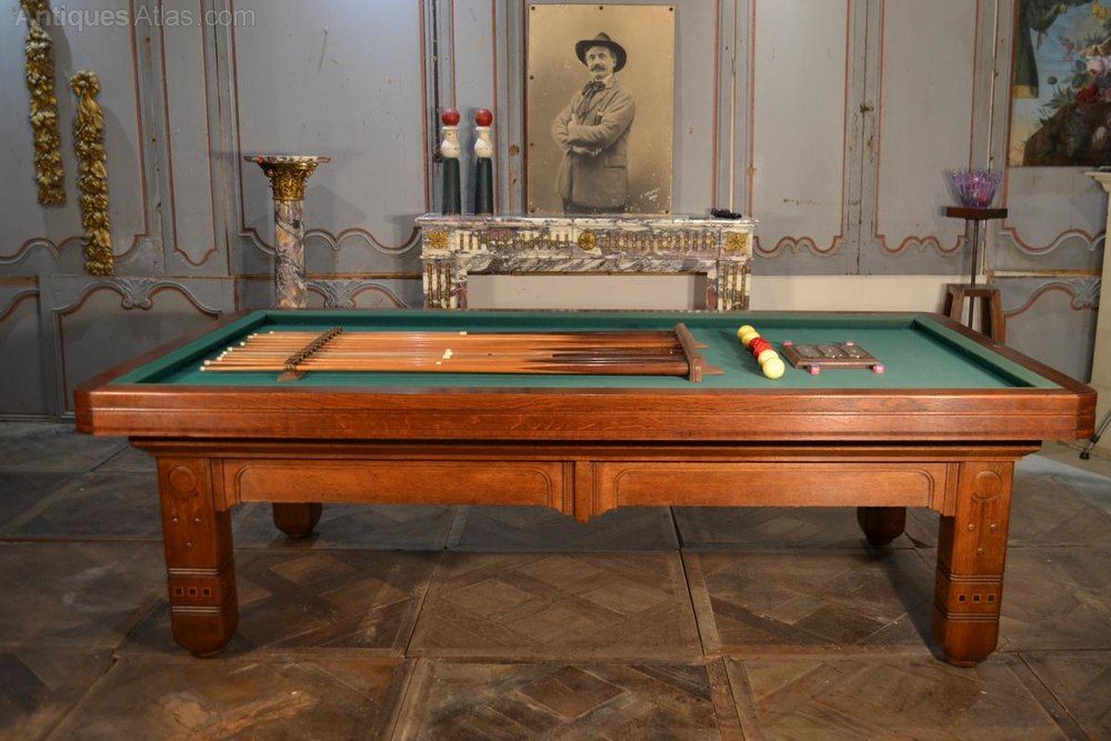 French Art Deco Snooker / Billiard Table Antiques Atlas