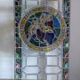 Victorian Rectangular Leaded Stained Glass Panel
