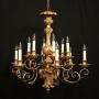 Florentine 12 Light Polychrome Antique Chandelier