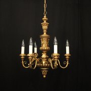 Florentine 6 Light Giltwood Chandelier