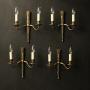 French Empire Set Of 4 Antique Wall Lights
