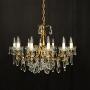 French Gilded 12 Light Antique Chandelier
