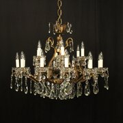 French Gilded 25 Light Antique Chandelier