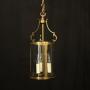 French Gilded Convex Hall Antique Lantern