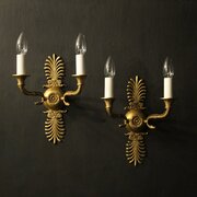 French Pair Of Empire Antique Wall Lights