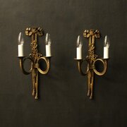 French Pair Of Maison Baguès Wall Lights