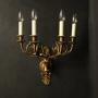 French Single Bronze Antique Wall Sconce