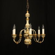 Italian Florentine 6 Light Giltwood Chandelier