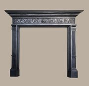 Antique Victorian Cast Iron Fire Surround 