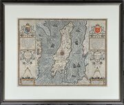 17th Century John Speed Map Of The Isle Of Man