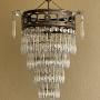 A Good Five Tier Waterfall Crystal Chandelier