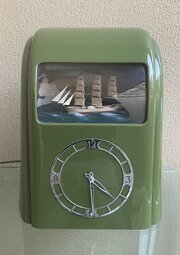 Art Deco Clock By Vitascope Industries