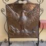 Arts & Crafts Copper Fire Screen